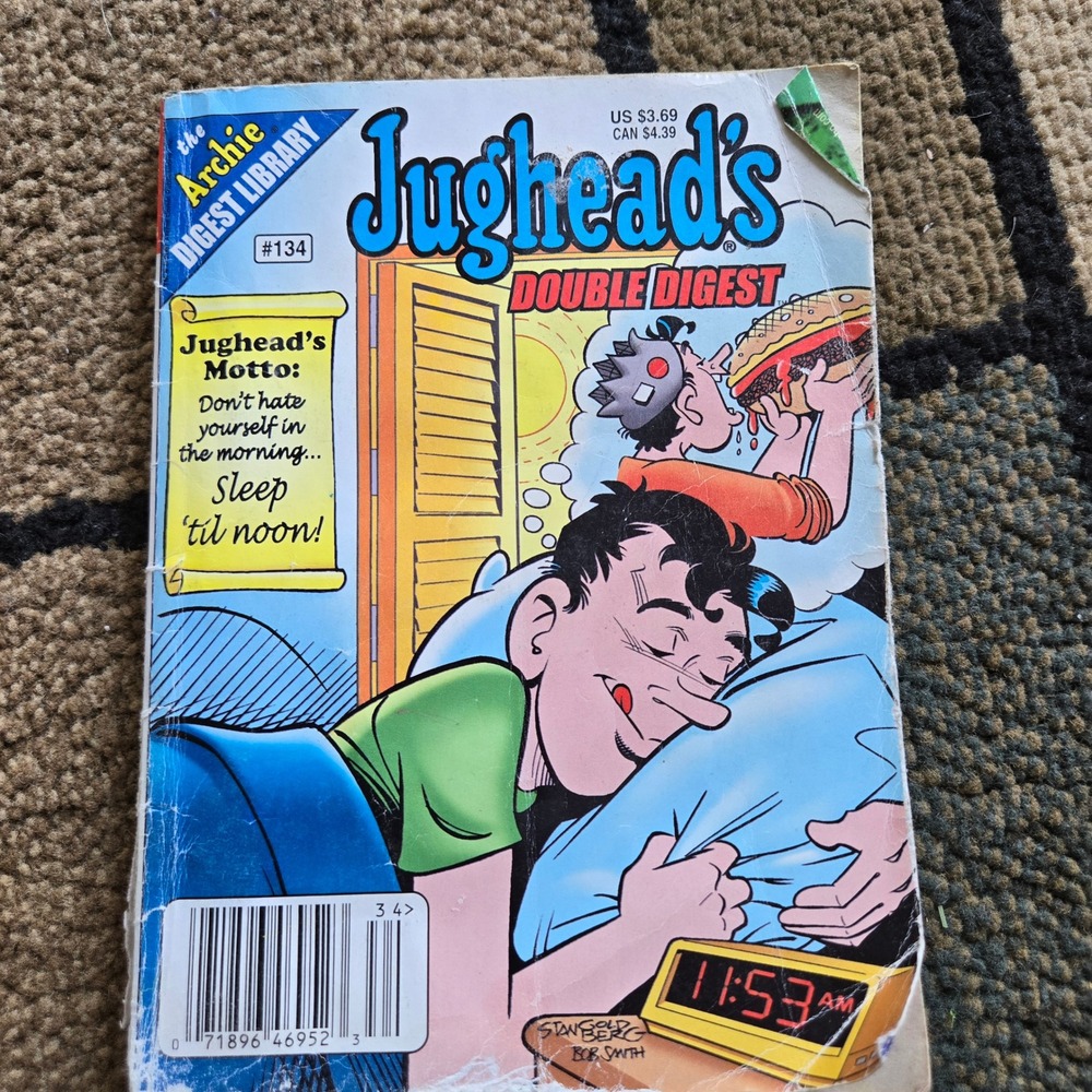 Jughead's Double Digest No. 134 Archie Digest Library Vintage Comic Book 2007
